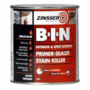 Zinsser B-I-N Primer Sealer 473ml - White | ZN610184