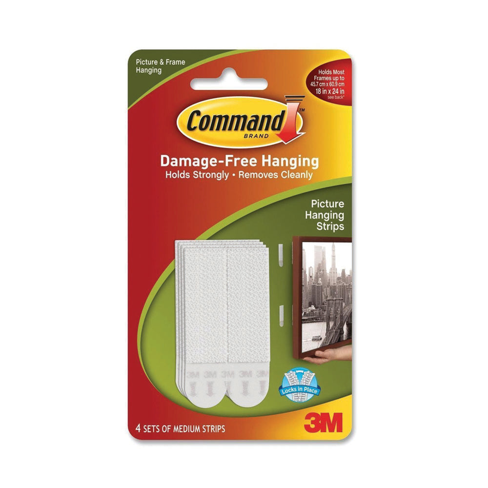 Command 3M Picture Hanging Strips Medium 4 Sets | 3M17201