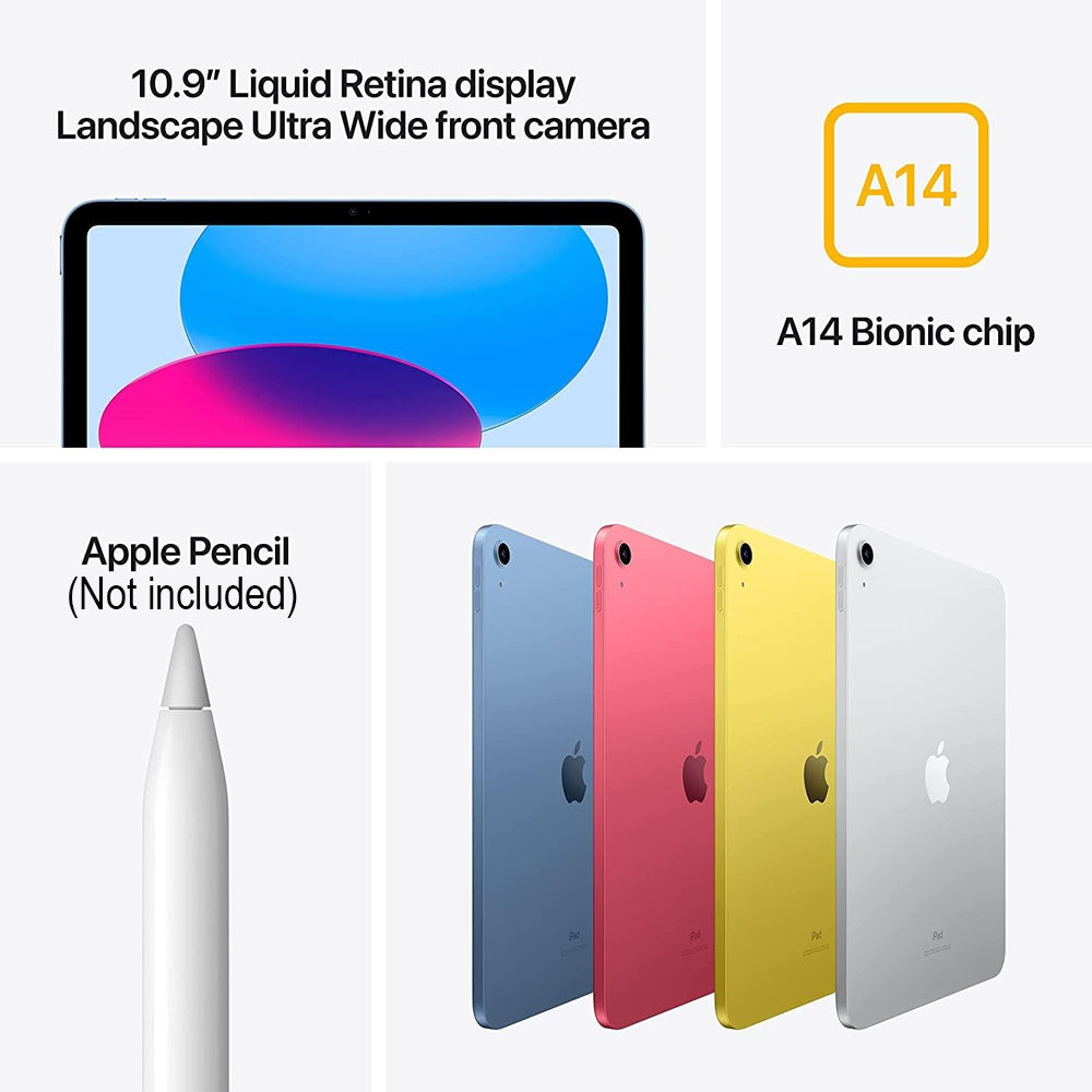 Apple IPad 10.9" 64GB Wi-Fi Tablet - Silver | MPQ03B/A