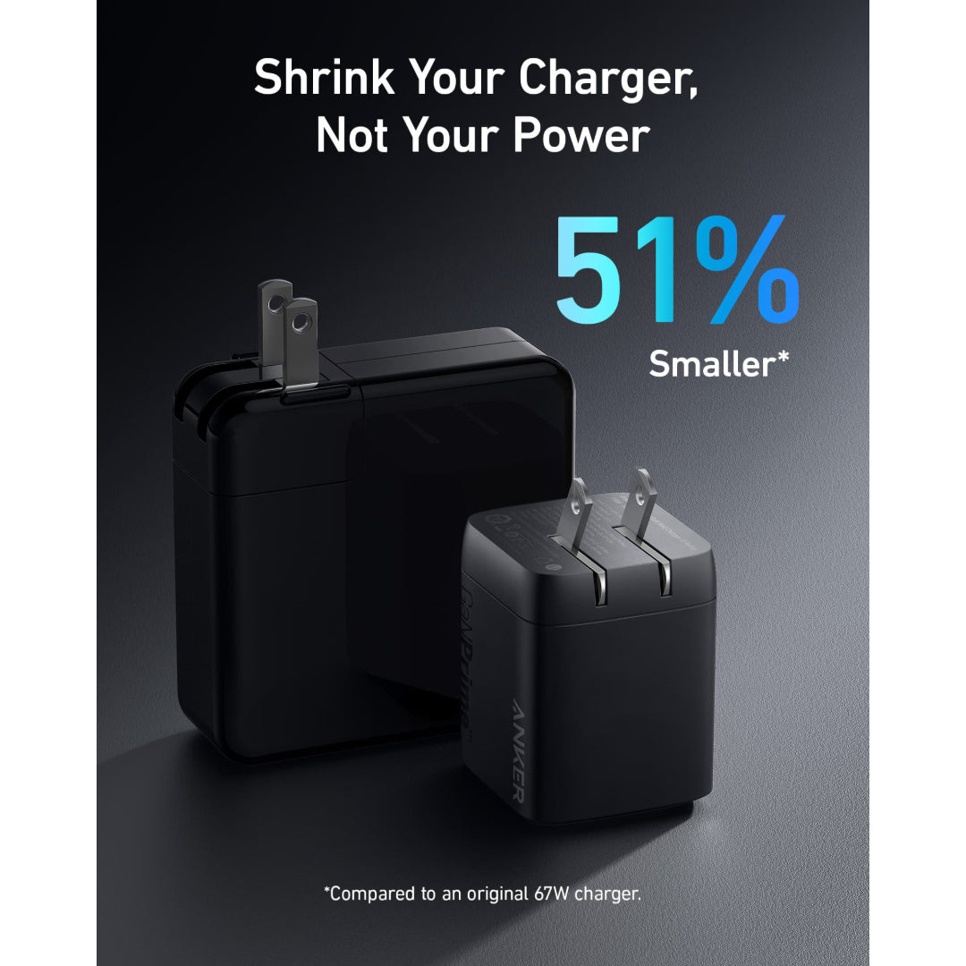 Anker Prime 67W GaN Wall Phone Charger Adapter ( 2 x USB C 1 x USB A ) | A2669213