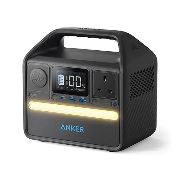 Anker Portable Power Station 256Wh, 521 Portable Generator 200w 5 Port Powerbank | A1720211