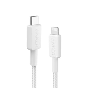 Anker 322 USB-C to Lightning Cable Charging Cable 90cm - White | A81B5G21