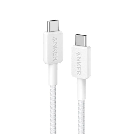 Anker Anker 322 USB-C to USB-C Braided Charging Cable 90cm - White | A81F5G21