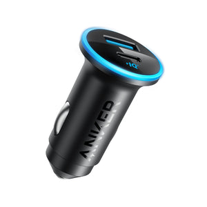 Anker 323 52.5W Car Charger USB C USB A - Black | A2735G11