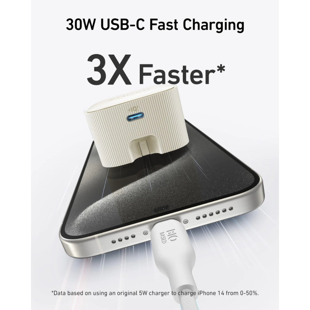 Anker Nano USB C Wall Charger Plug 30W - White | A2337V21