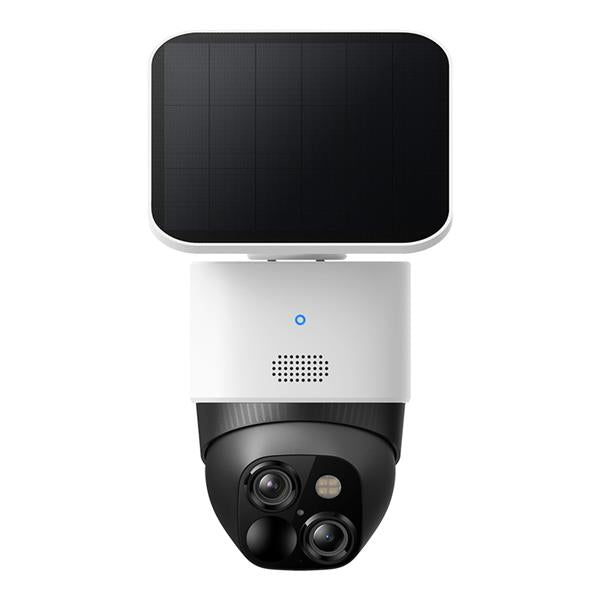 Eufy S340 Solocam Dual Lens 2k Pan and Tilt and Zoom 2K Camera with Solar Panel - White | T81703W1
