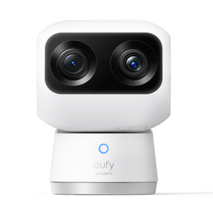 Eufy S350 4K Indoor Dual Pan & Tilt Camera with 4K Zoom and 2K Wide Lenses - White | T8416221
