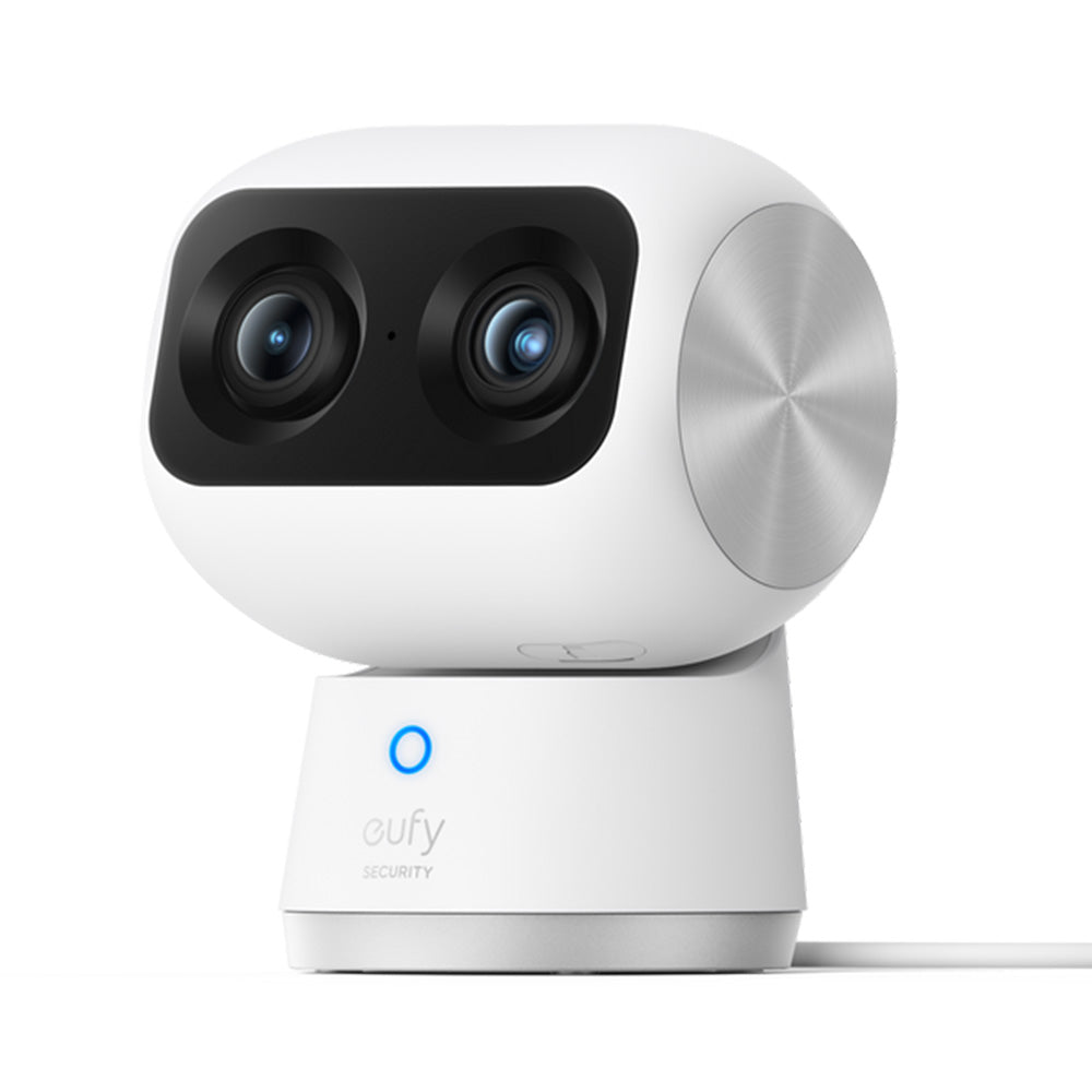 Eufy S350 4K Indoor Dual Pan & Tilt Camera with 4K Zoom and 2K Wide Lenses - White | T8416221