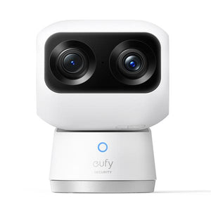 Eufy S350 4K Indoor Dual Pan & Tilt Camera with 4K Zoom and 2K Wide Lenses - White | T8416221