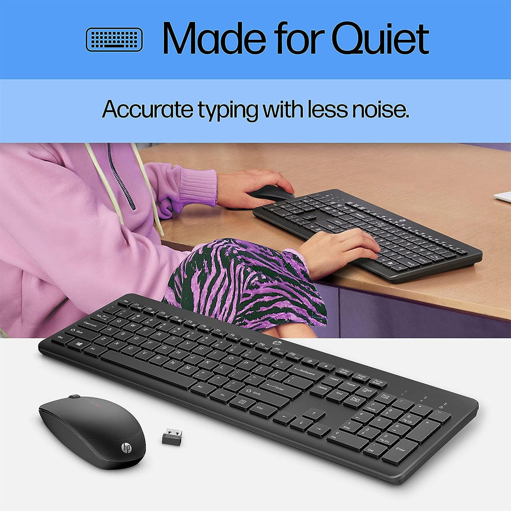 HP Wireless Mouse and Keyboard Combo 230 - Black | 18H24AA