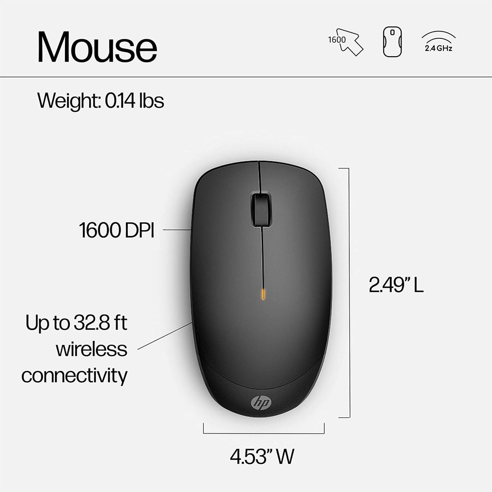 HP Wireless Mouse and Keyboard Combo 230 - Black | 18H24AA