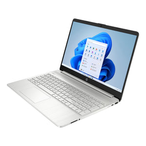 HP 15.6 Inch Laptop Core I3 4GB 128GB FHD - Silver | 15S-FQ2050NA