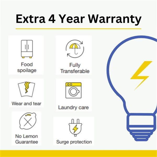 Extra Peace of Mind Warranty 500-599 - 4 Years | B54