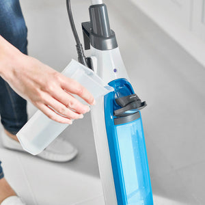 Shark Klik and Flip Manual Steam Pocket Mop - White & Blue | S6001UK