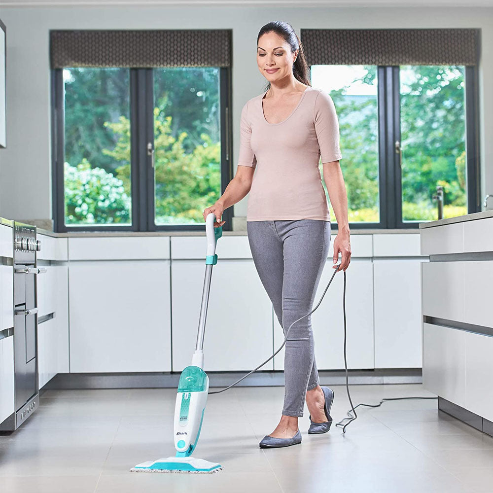 Shark Pro Steam Mop - White & Mint | S1000UK