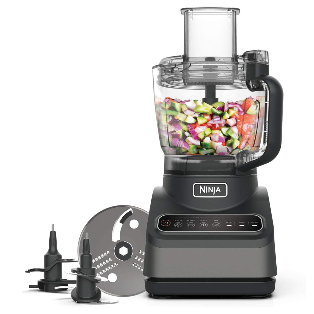 Ninja 2.1 Litre Food Processor With Auto IQ 850W - Grey | BN650UK