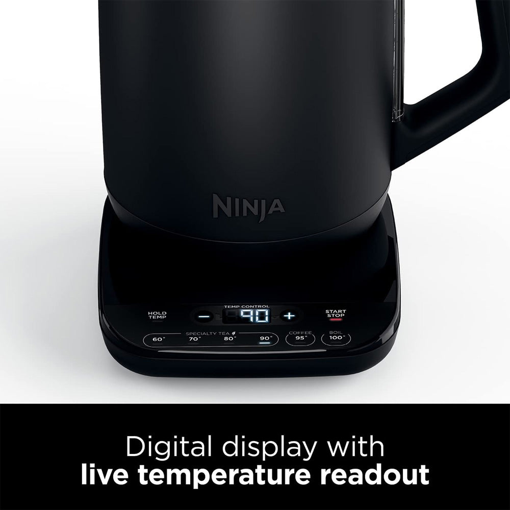 Ninja Perfect Temperature Rapid Boil Kettle 1.7 Litre - Black | KT200UK