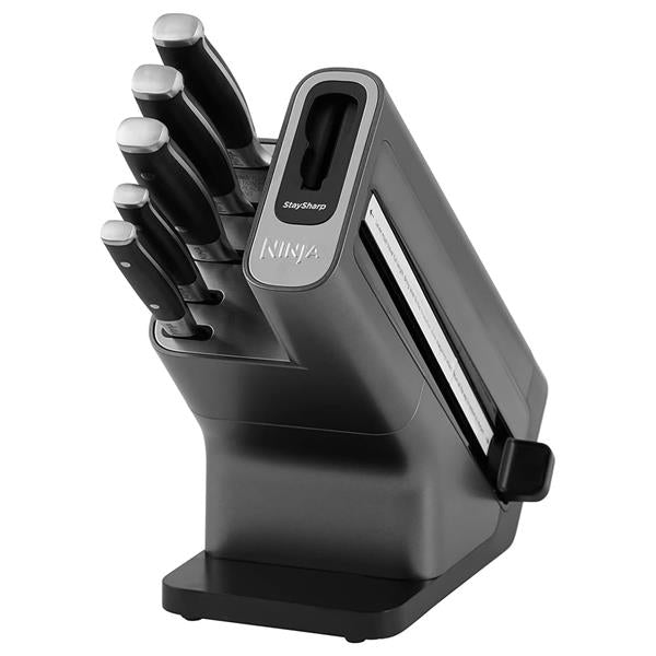 Ninja Foodi StaySharp Knife Block with Integrated Knife Sharpener - 5 Piece Set | K32005UK