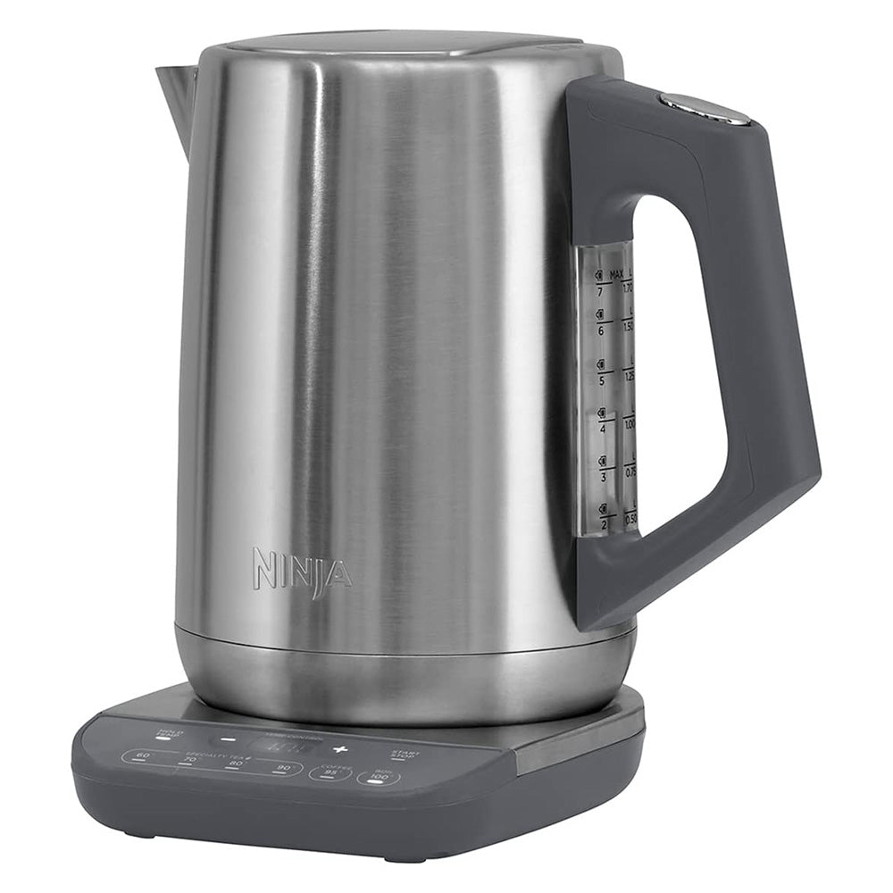 Ninja Perfect Temperature Rapid Boil Kettle 1.7 Litre - Stainless Steel | KT201UK