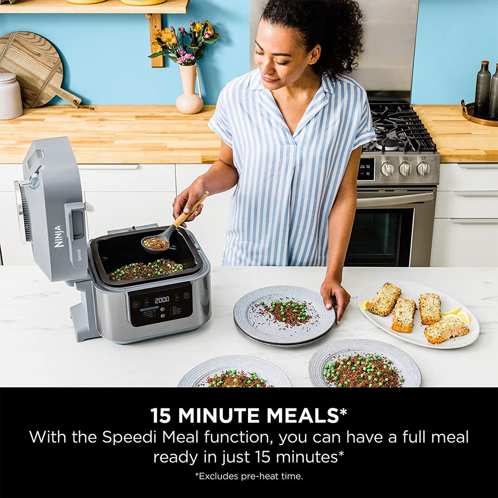 NINJA Speedi Rapid 10-in-1 Multicooker Air Fryer - Grey | ON400UK