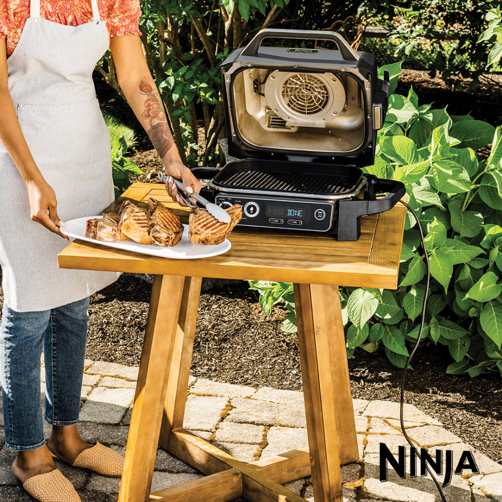 Ninja Woodfire Electric BBQ Grill & Smoker and Air Fryer | OG701UK