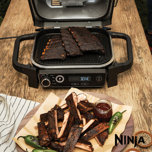 Ninja Woodfire Electric BBQ Grill & Smoker and Air Fryer | OG701UK