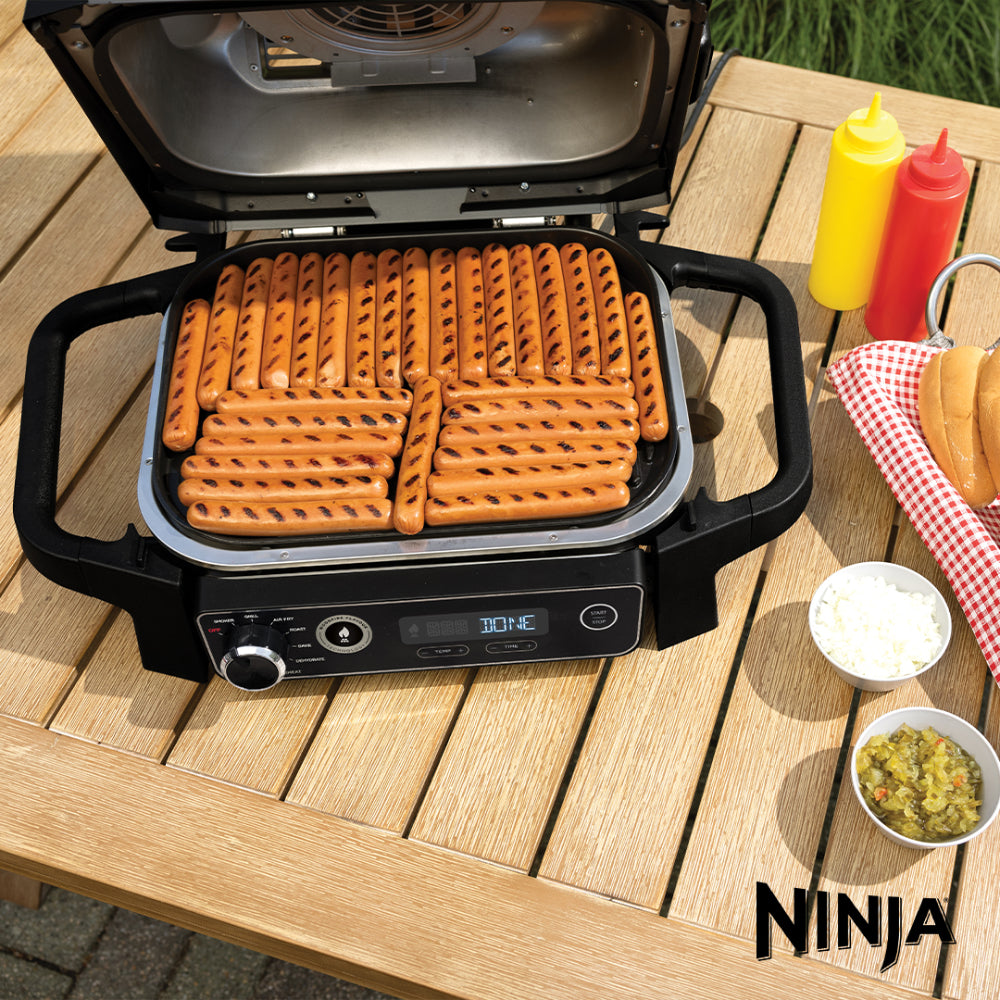 Ninja Woodfire Electric BBQ Grill & Smoker and Air Fryer | OG701UK