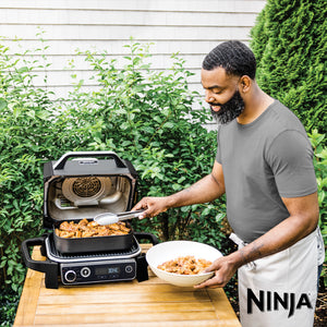 Ninja Woodfire Electric BBQ Grill & Smoker and Air Fryer | OG701UK