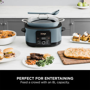 Ninja Foodi Possible Cooker 8-in-1 Slow Cooker - Sea Salt Grey | MC1001UK