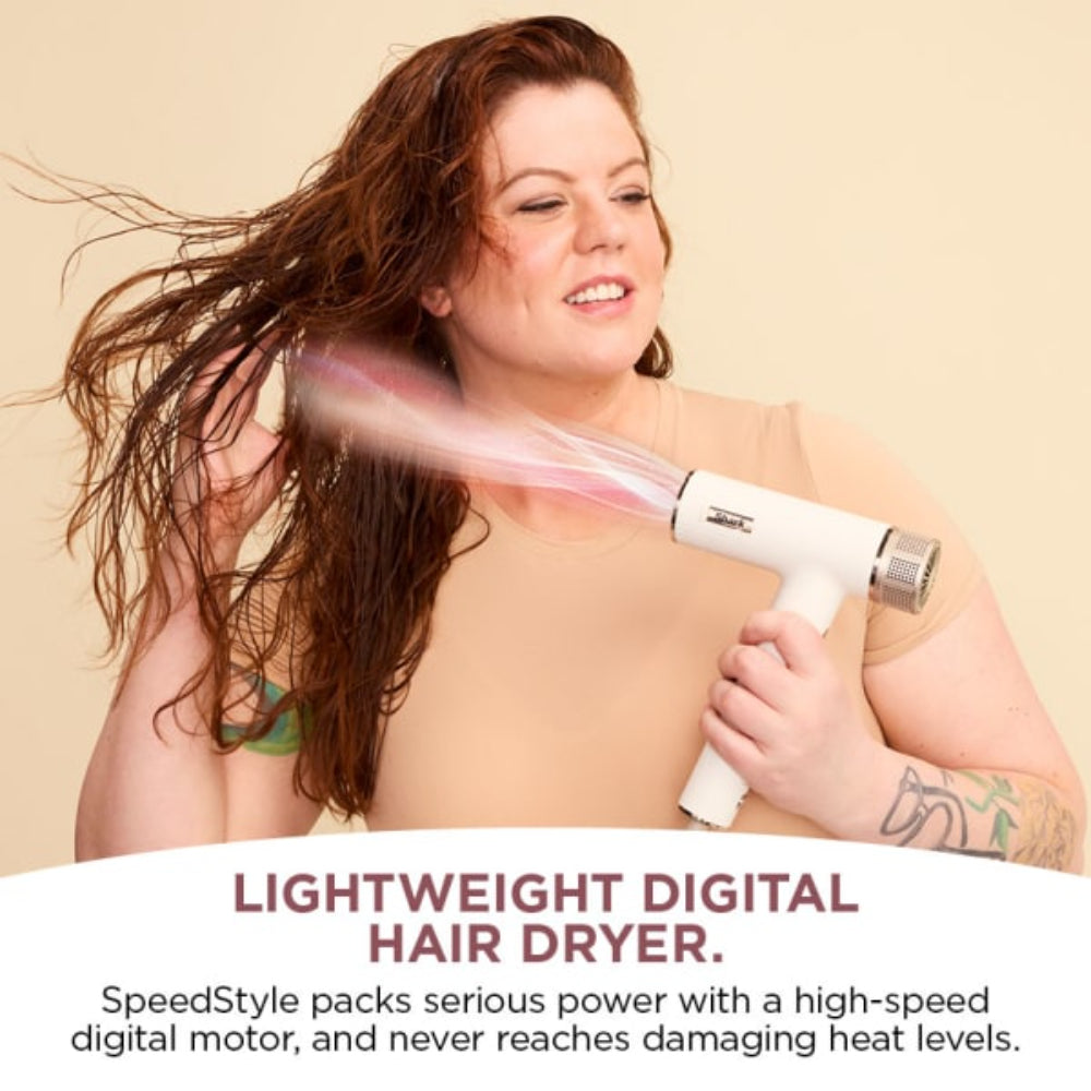 Shark SpeedStyle RapidGloss Finisher & High-Velocity Hair Dryer for Curly & Coily Hair | HD332UK