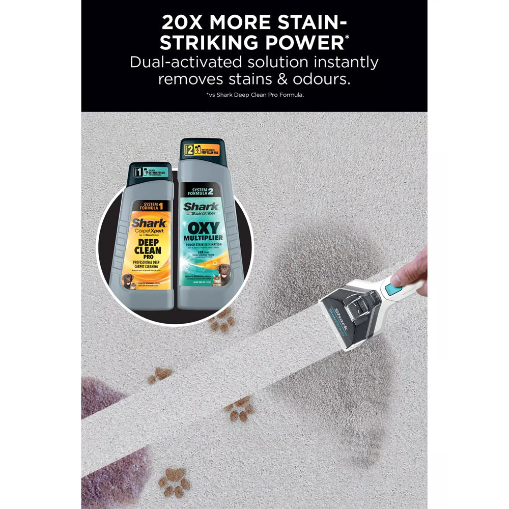 Shark CarpetXpert Deep Carpet Cleaner with Built-In StainStriker | EX200UK