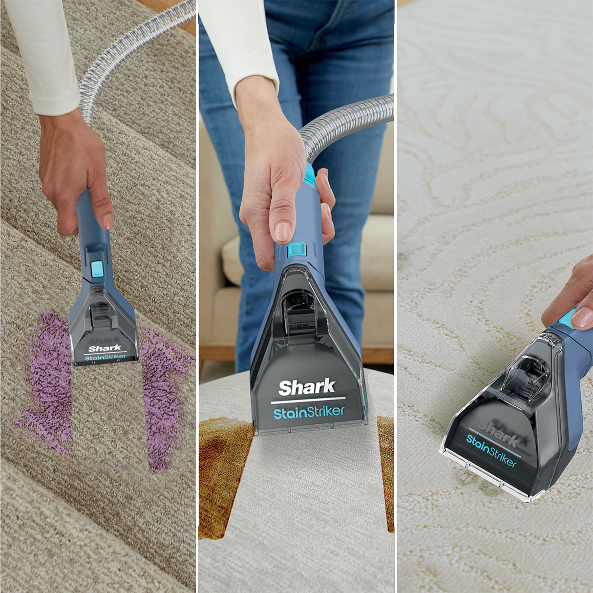 Shark Portable StainStriker Stain and Stain Spot Cleaner - Nordic Blue | PX200UK