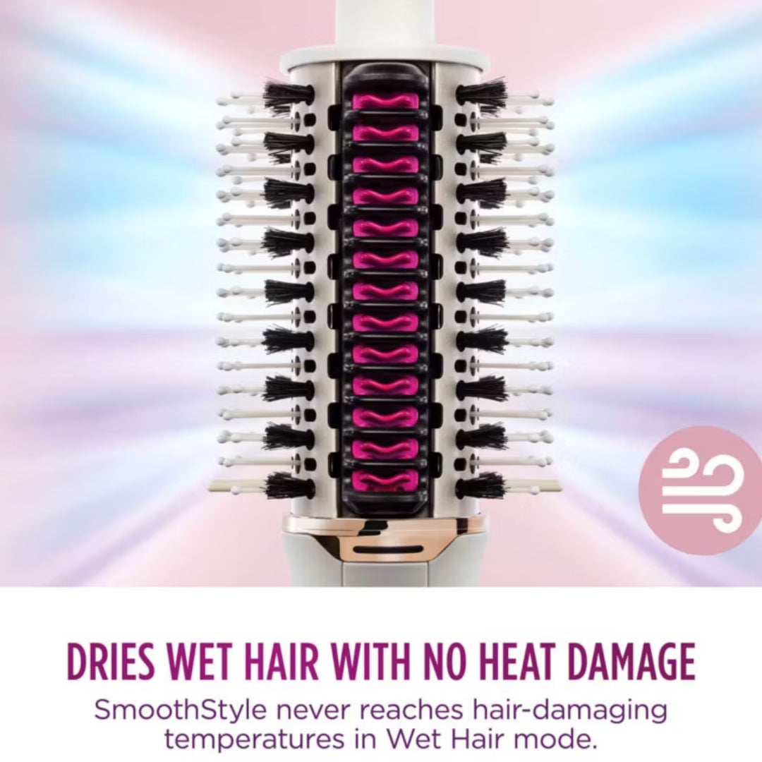 Shark SmoothStyle Heated Brush & Smoothing Comb with Storage Bag | HT212UK