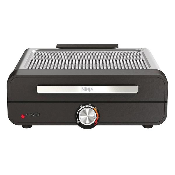 Ninja Sizzle Indoor Grill and Flat Plate - Black | GR101UK