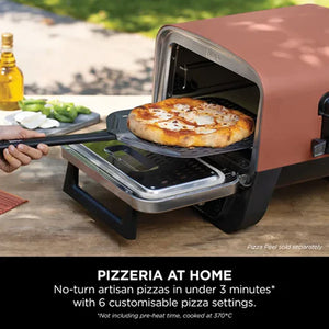 Ninja, Woodfire Electric Outdoor Oven, Artisan Pizza Maker and BBQ Smoker | OO101UK