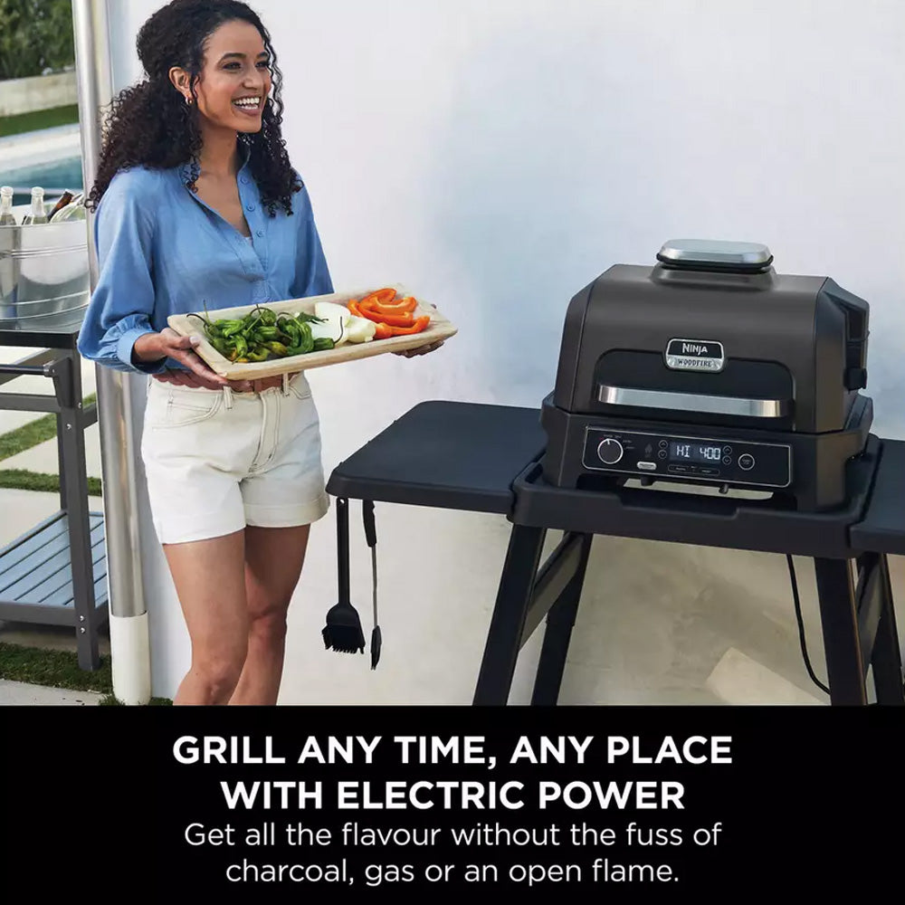 Ninja Woodfire Pro XL Electric BBQ Grill & Smoker | OG850UK