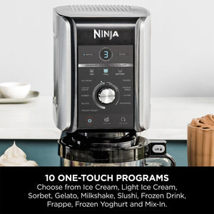 Ninja CREAMi Deluxe 10-in-1 Ice Cream and Frozen Drink Maker | NC501UK