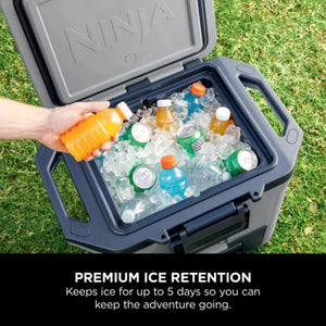 Ninja FrostVault 28 Litre Hard Cooler with Dry Zone - Slate Grey | FB131UKGY