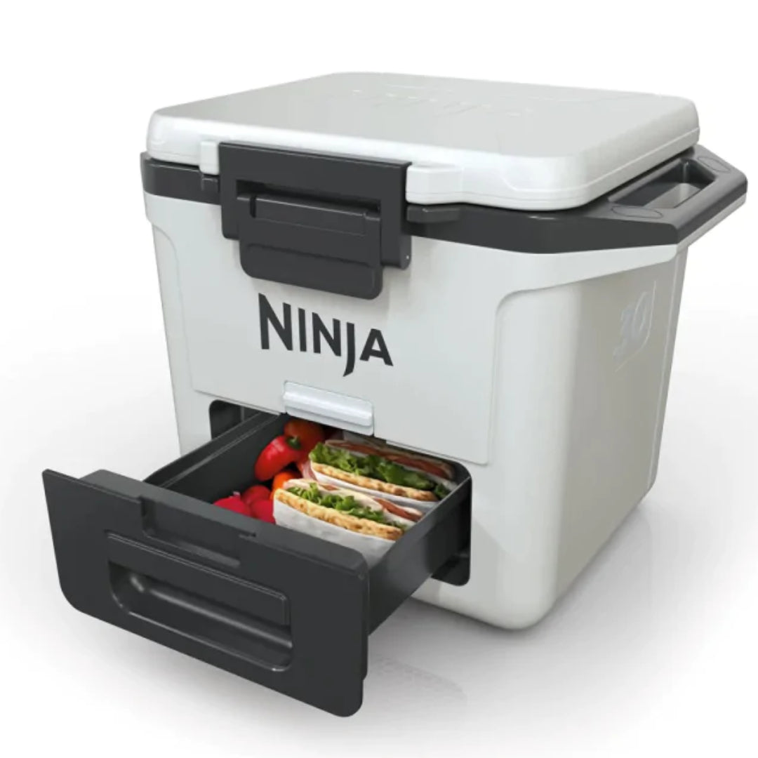 Ninja FrostVault 28 Litre Hard Cooler with Dry Zone - Cloud White | FB131UKWH