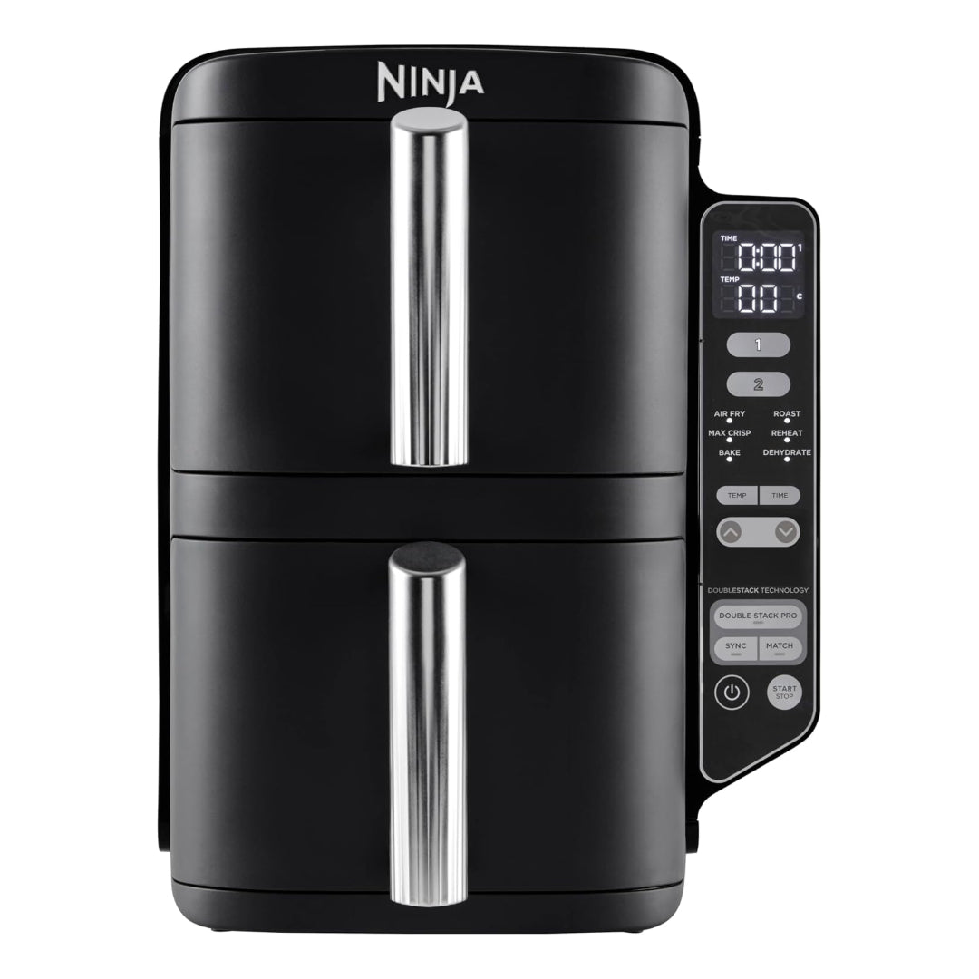 Ninja 7.6 Litre Double Stack 2 Drawer Air Fryer - Black | SL300UK