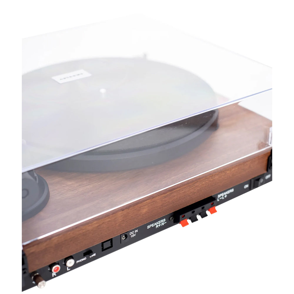 Crosley C62 Turntable Record Player With Bluetooth and Stereo Speakers - Walnut | C62b-Wa