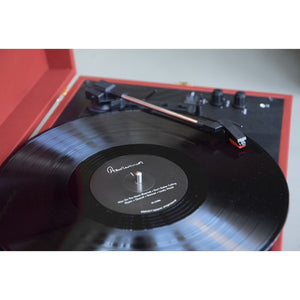 Voyager Vinyl Turntable Record Player With Bluetooth - Burgundy | CR8017B-BUR