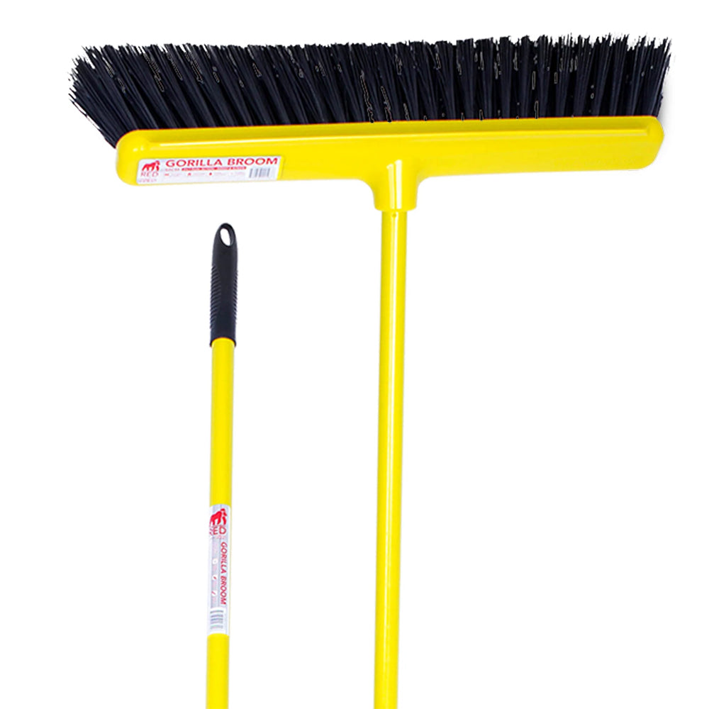 Gorilla Red Complete Soft Bristle Gorilla Broom Brush 50cm - Yellow | GORBROOM50SY