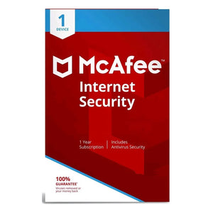 McAfee Internet Security Antivirus - 1 Device (1 Year) | 72-MIS00UNRIRAA