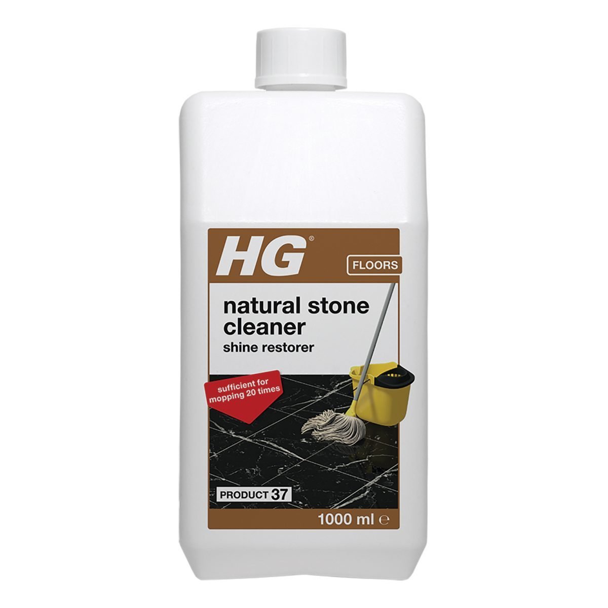 HG Natural Stone Shine Restoring Cleaner (Wash & Shine) HG Product 37 1 Litre | HAG082Z