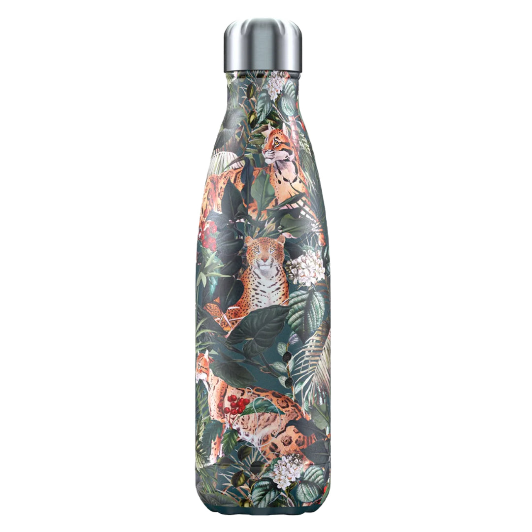 Chillys Water Drinking Bottle 500ml -  Leopard | B500TRLPL