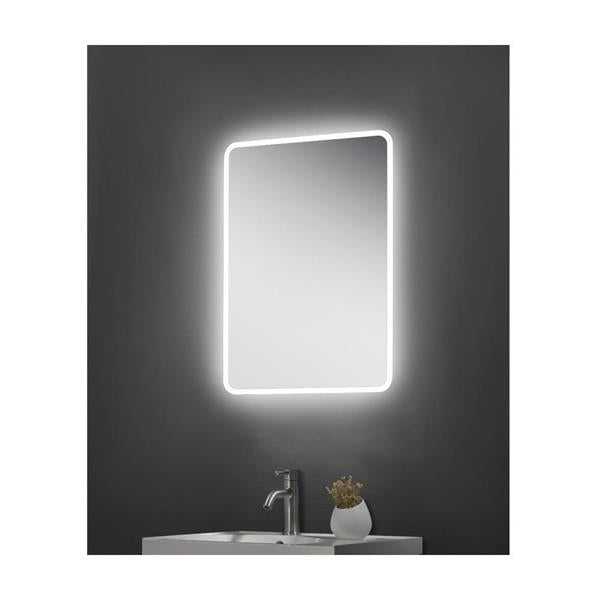 Tailored Angus De-Mist LED Heated Bathroom Mirror - 500mm x 700mm | 151536