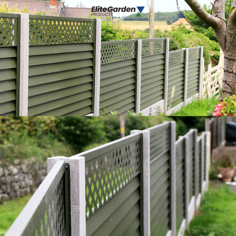 Elite Garden SmartFence Panel Pack 180cm - Olive | SMFPO