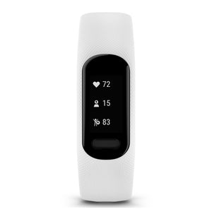 Garmin Vivosmart 5 Smart Watch Small / Medium - White | 49-GAR-010-02645-11