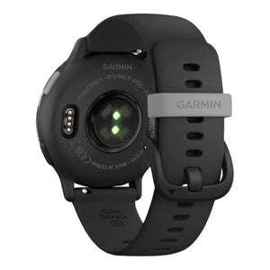 Garmin Vivoactive 5 Aluminium Bezel Silicone Band - Slate & Black | 49-GAR-010-02862-10